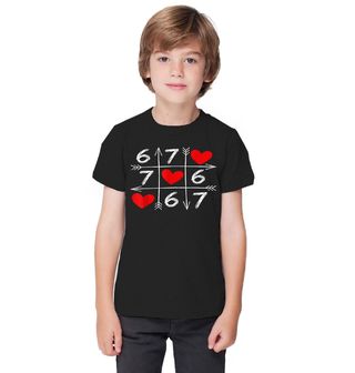 Obrázek 1 produktu Dětské tričko Piškvorky Six Seven 67 Love