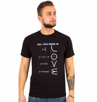 Obrázek 1 produktu Pánské tričko Matematická Láska