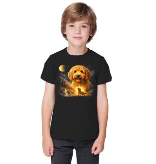 Obrázek 1 produktu Dětské tričko Goldendoodle a Kouzlo Úplňku