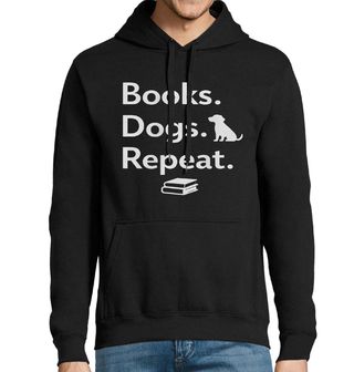 Obrázek 1 produktu Pánská mikina Rutina Pejskaře Books Dogs Repeat