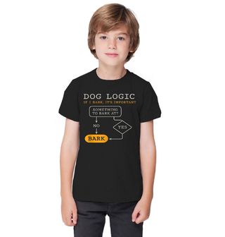 Obrázek 1 produktu Dětské tričko Psí Logika Když štěkám, je to důležité