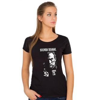 Obrázek 1 produktu Dámské tričko Steven Seagal Víc Než Zákon