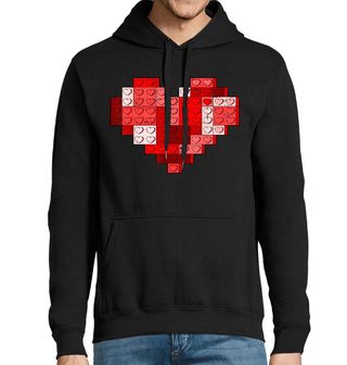 Obrázek 1 produktu Pánská mikina Srdce z Kostek Lego Heart