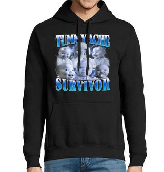 Obrázek 1 produktu Pánská mikina Niche Baby TikTok Meme Tummy Ache Survivor