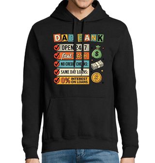 Obrázek 1 produktu Pánská mikina Tátova banka Dad Bank