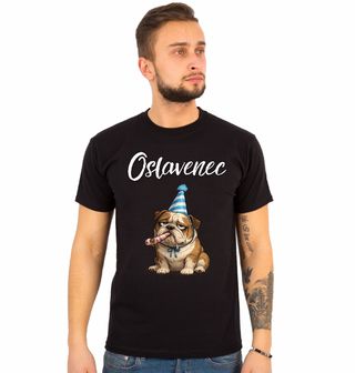 Obrázek 1 produktu Pánské tričko Mrzutý Anglický Buldok Oslavenec