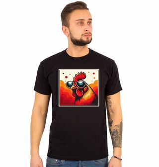 Obrázek 1 produktu Pánské tričko Cool Kohout se Slunečními brýlemi