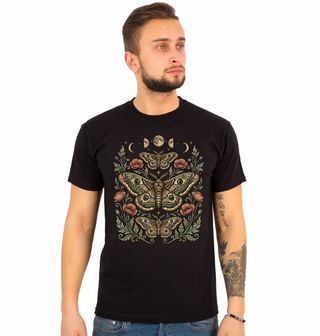 Obrázek 1 produktu Pánské tričko Mystická Můra a Fáze Měsíce