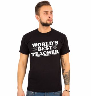 Obrázek 1 produktu Pánské tričko Nejlepší Učitel na Světě World’s Best Teacher