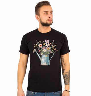 Obrázek 1 produktu Pánské tričko Vintage Konev s Lučními Květinami