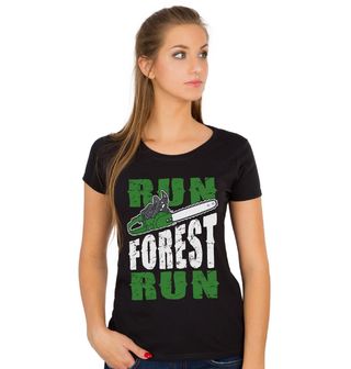 Obrázek 1 produktu Dámské tričko Motorová Pila Run Forest Run