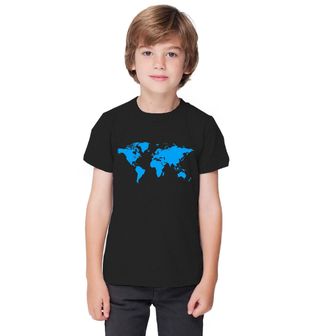 Obrázek 1 produktu Dětské tričko Mapa světa World map
