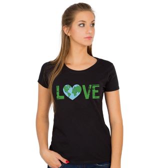 Obrázek 1 produktu Dámské tričko Láska k Planetě LOVE
