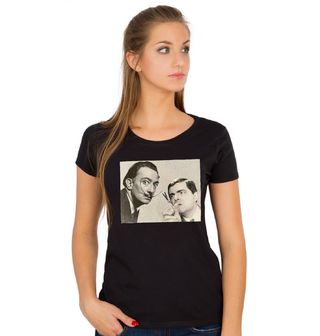 Obrázek 1 produktu Dámské tričko Salvador Dalí a kadeřník Mr. Bean (Velikost: M)