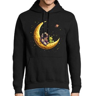 Obrázek 1 produktu Pánská mikina Astronaut a Mimozemšťan na Měsíci