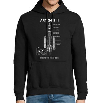 Obrázek 1 produktu Pánská mikina NASA Raketa SLS Back to the Moon 2026