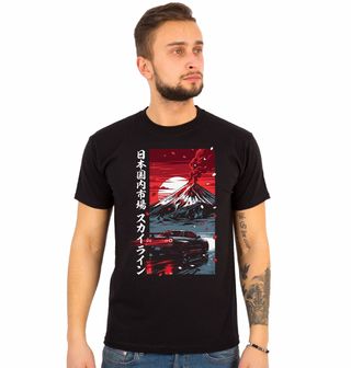 Obrázek 1 produktu Pánské tričko Nissan Skyline u Hory Fudži