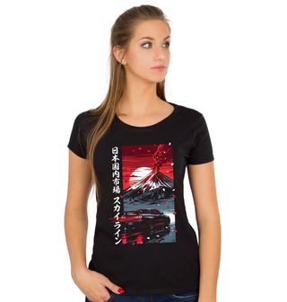 Obrázek 1 produktu Dámské tričko Nissan Skyline u Hory Fudži