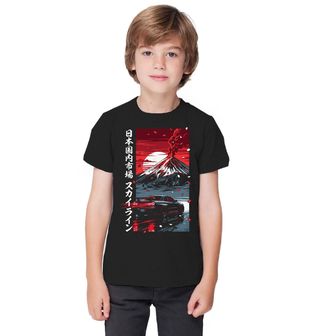 Obrázek 1 produktu Dětské tričko Nissan Skyline u Hory Fudži