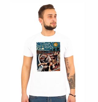 Obrázek 1 produktu Pánské tričko Umělecká jízda Vincent van Gogh, Salvador Dalí a Frida Kahlo (Velikost: 4XL)