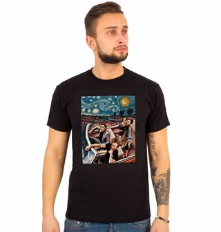 Obrázek 1 produktu Pánské tričko Umělecká jízda Vincent van Gogh, Salvador Dalí a Frida Kahlo (Velikost: L)