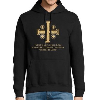 Obrázek 1 produktu Pánská mikina Jeruzalémský Kříž Christ Is Lord