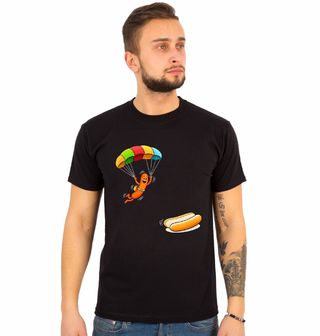 Obrázek 1 produktu Pánské tričko Létající Párek Skydiving Hotdog