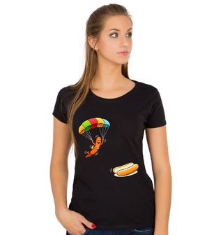 Obrázek 1 produktu Dámské tričko Létající Párek Skydiving Hotdog