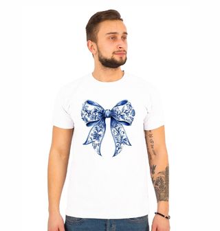 Obrázek 1 produktu Pánské tričko Folklorní Modrá Mašle