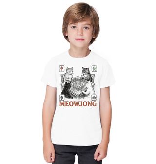 Obrázek 1 produktu Dětské tričko Kočičí mistři Meowjongu