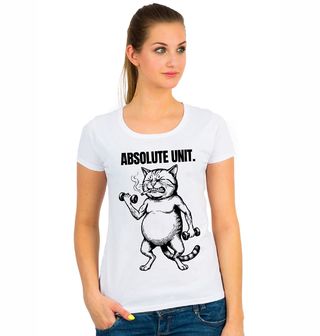 Obrázek 1 produktu Dámské tričko Kouřící Kočka s Činkou Absolute Unit