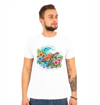 Obrázek 1 produktu Pánské tričko Tropická Želva na Vlně