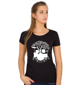 Obrázek 1 produktu Dámské tričko Strom a bicí