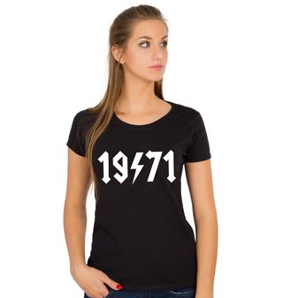 Obrázek 1 produktu Dámské tričko Rockový Ročník 1971 ACDC