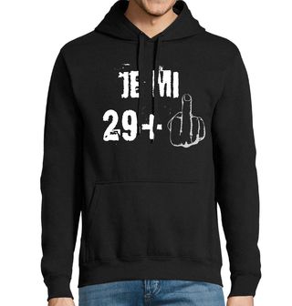 Obrázek 1 produktu Pánská mikina Je mi 29 + 1 Prostředníček Třicetiny