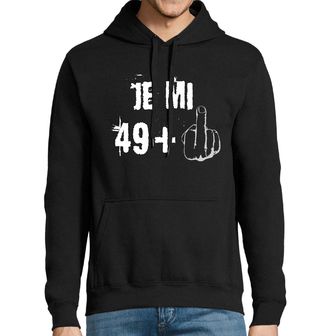 Obrázek 1 produktu Pánská mikina Je mi 49 + 1 Prostředníček Padesátiny