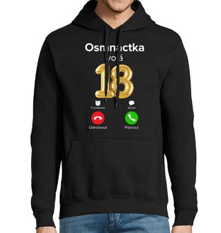 Obrázek 1 produktu Pánská mikina Osmnáctka volá Phone Call