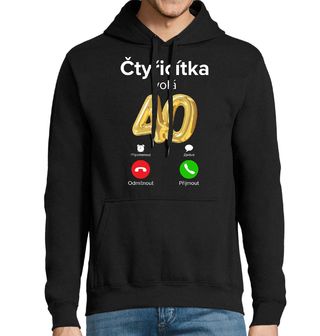 Obrázek 1 produktu Pánská mikina Čtyřicítka volá Phone Call