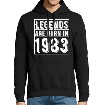 Obrázek 1 produktu Pánská mikina Legendy se rodí 1983 Legends are born in 1983