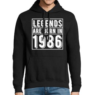 Obrázek 1 produktu Pánská mikina Legendy se rodí 1986 Legends are born in 1986