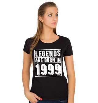 Obrázek 1 produktu Dámské tričko Legendy se rodí 1999 Legends are born in 1999