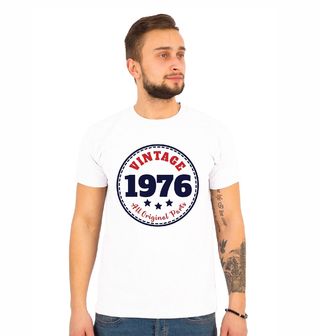 Obrázek 1 produktu Pánské tričko Ročník 1976 – Vintage All Original Parts