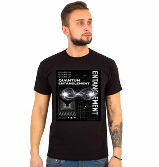 Obrázek 1 produktu Pánské tričko Kvantové propojení Quantum Entanglement