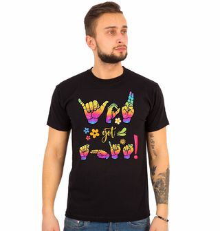 Obrázek 1 produktu Pánské tričko Motivace ve Znakovém Jazyce You Got This