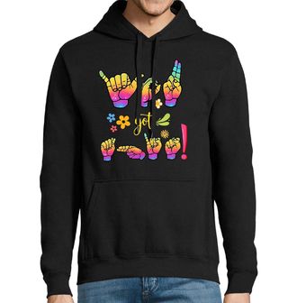 Obrázek 1 produktu Pánská mikina Motivace ve Znakovém Jazyce You Got This