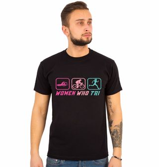 Obrázek 1 produktu Pánské tričko Ženy a Triatlon Bez Limitů Women Who Tri
