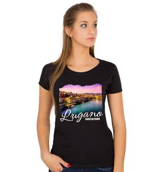 Obrázek 1 produktu Dámské tričko Nádherné Lugano ve Švýcarsku Lugano Switzerland