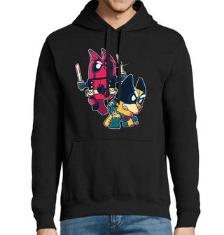 Obrázek 1 produktu Pánská mikina Ninja Duo v Akci Deadpool a Wolverine