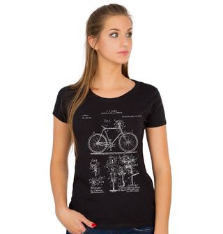 Obrázek 1 produktu Dámské tričko Jízdní kolo Patent F. P. Bemise