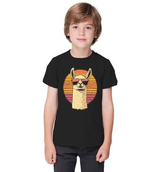 Obrázek 1 produktu Dětské tričko Chill Lama a Západ Slunce
